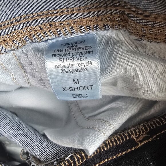 Maurices Slim Bootcut High Rise Distressed Jeans Medium X-Short Original Fit - Picture 8 of 11